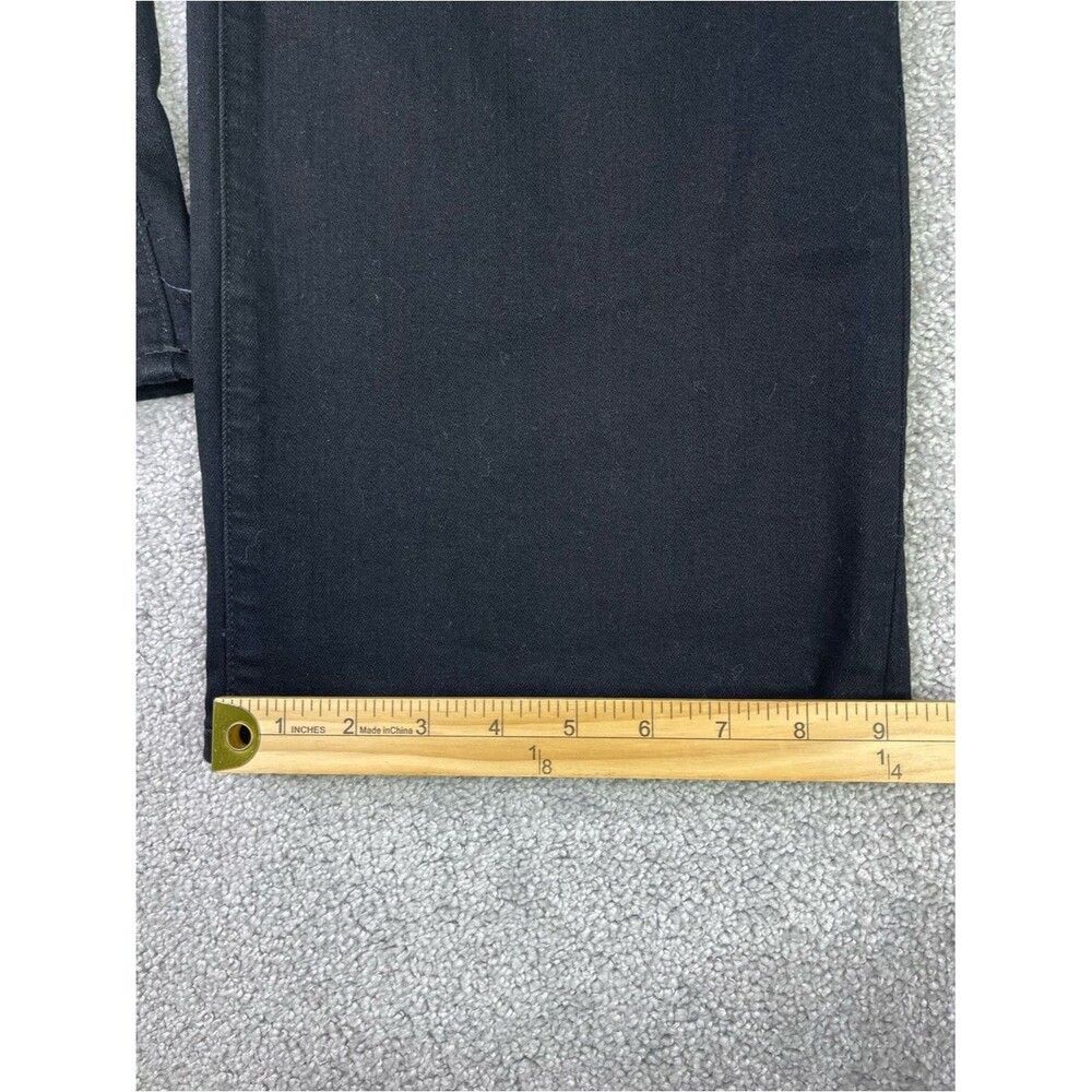 J. Crew Factory Jeans Women's 28 Black Wide Leg Cropped Slim Fit High Rise Denim - Picture 10 of 11